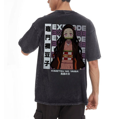 OG Nezuko Kamado Vintage Oversized T-Shirt | Demon Slayer