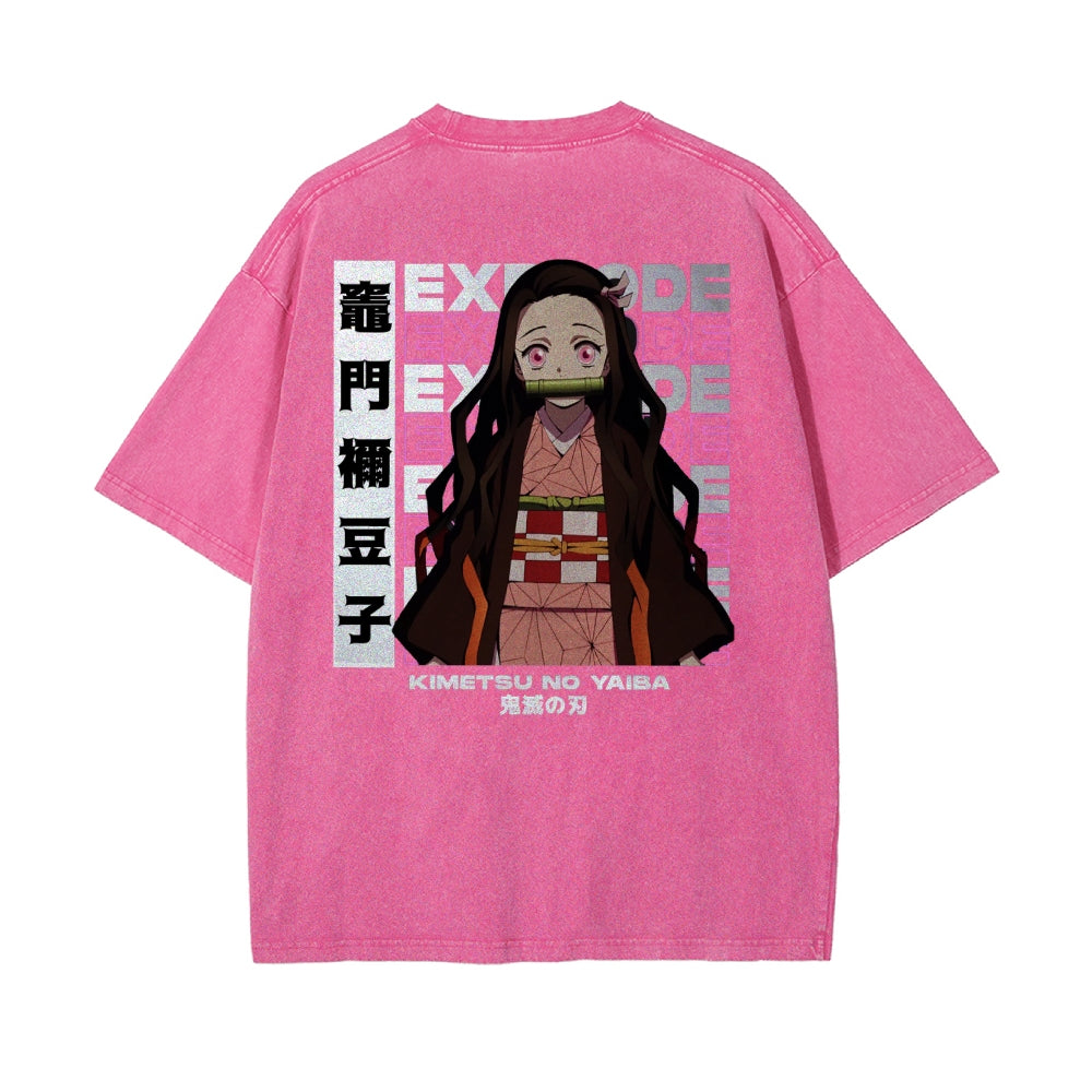 OG Nezuko Kamado Vintage Oversized T-Shirt | Demon Slayer