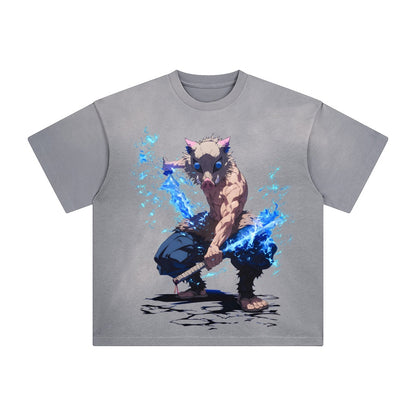 Unisex Vintage Tee丨  Demon Slayer Tee
