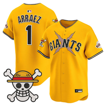 Men's San Francisco Giants x One Piece Vapor Premier Limited Jersey - Stitched