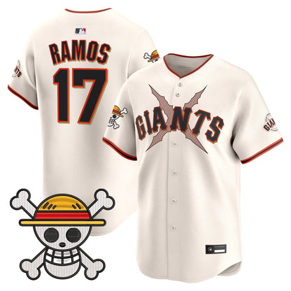 Men's San Francisco Giants x One Piece Vapor Premier Limited Jersey - Stitched