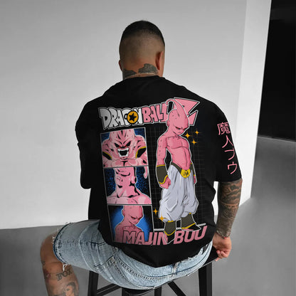 Unisex Anime Inspired Graphic Streetwear  T-shirt