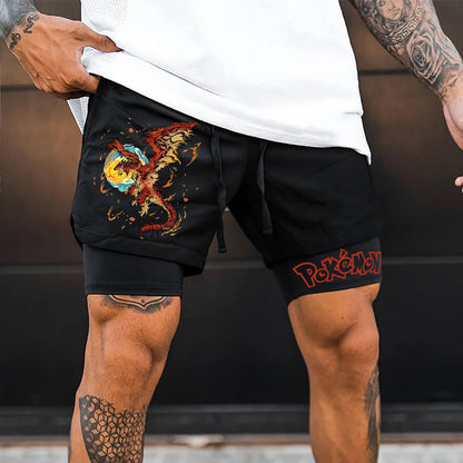 Pokémon Unisex  Casual Anime Streetwear Shorts