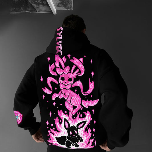 Pokémon Unisex Anime Graphic Streetwear Vintage Hoodie