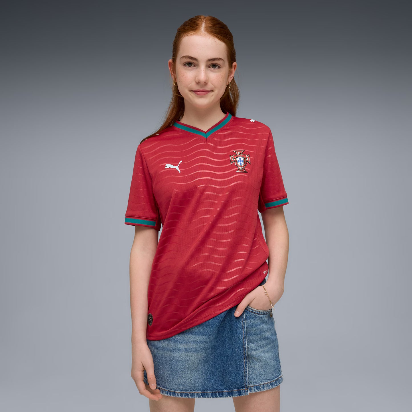 Portugal National Team Youth 2026 Home Replica Jersey - Red
