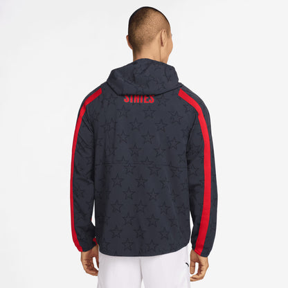 USMNT 2026 Energy Dri-FIT Full-Zip Hooded Jacket - Navy