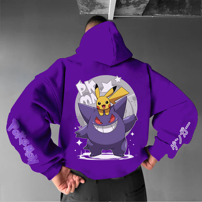 Pokémon Unisex Anime Graphic Streetwear Vintage Hoodie