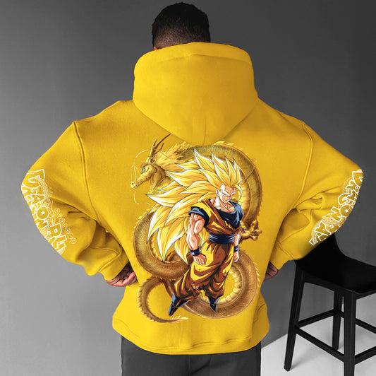 Unisex Anime Graphic Streetwear Vintage Hoodie