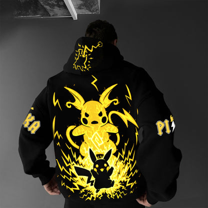 Pokémon Unisex Anime Graphic Streetwear Vintage Hoodie