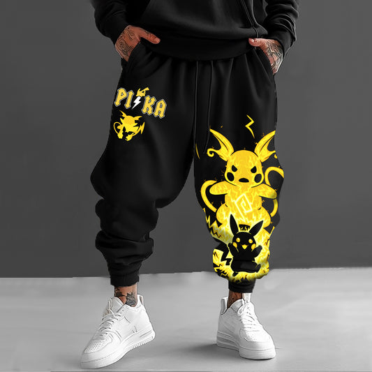 Pokémon Unisex Casual Anime Streetwear Pants