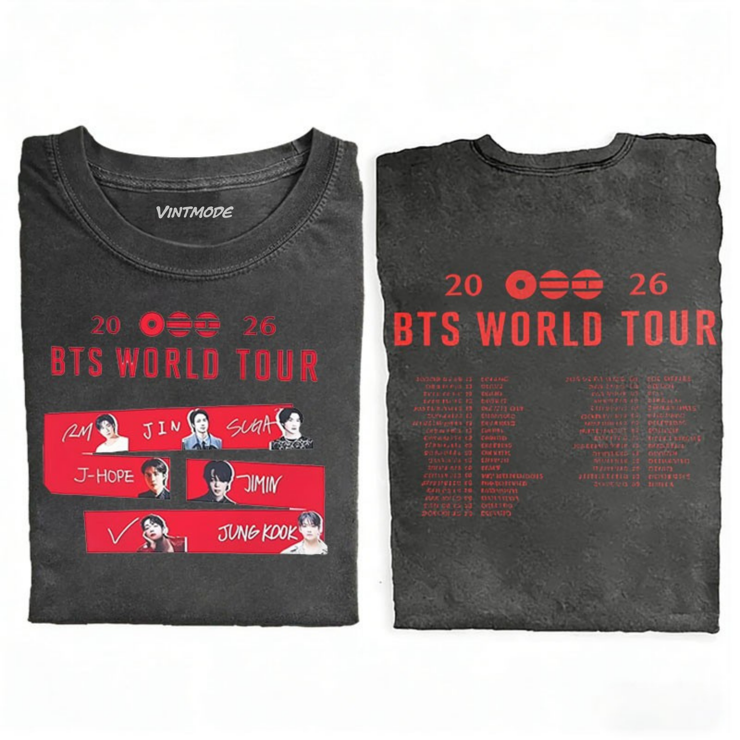 BTS We Are Bulletproof Tour 2026 T-shirt