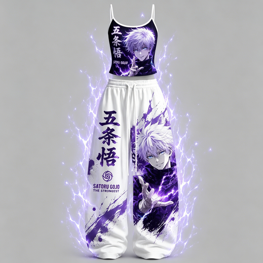 Jujutsu Kaisen Top&Elasticated Trousers Two-Piece Set