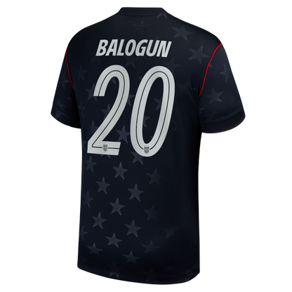 Folarin Balogun USMNT 2026 Away Stadium Replica Jersey - Blue