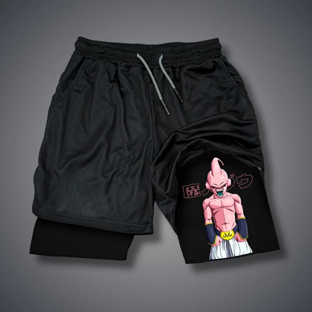 Sports Fitness   Anime Print Shorts