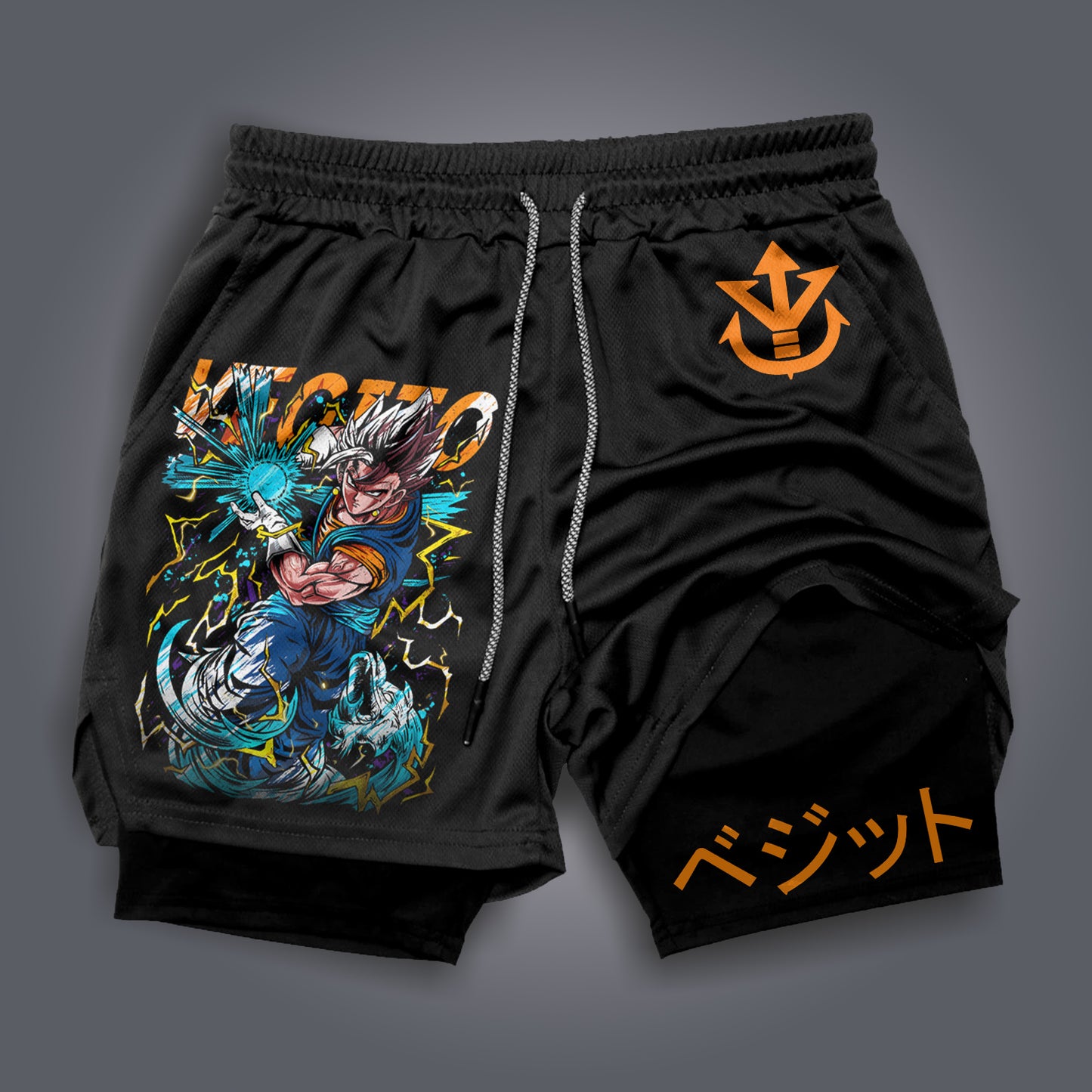 Unisex Anime Print Drawstring   Shorts