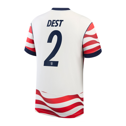 Sergiño Dest USMNT 2026 Home Stadium Replica Jersey - White