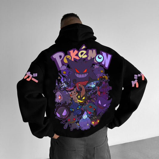 Pokémon Unisex Anime Graphic Streetwear Vintage Hoodie