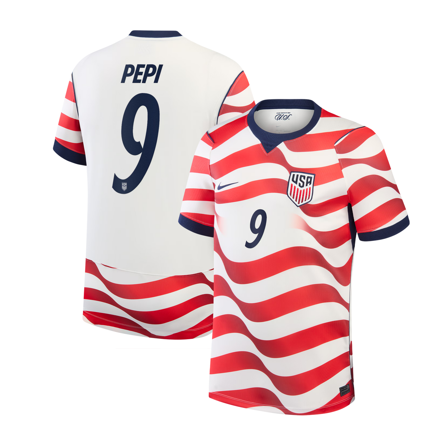 Ricardo Pepi USMNT 2026 Home Stadium Replica Jersey - White