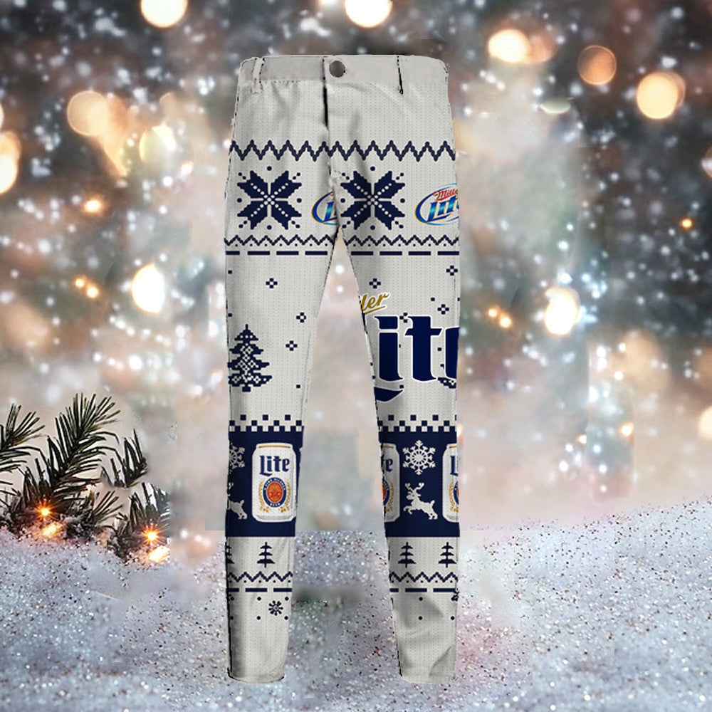 Topprinttees®Men Christmas Jacket & Pants Suit 95a6