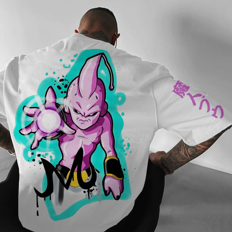 Unisex Anime Inspired Graphic Streetwear  T-shirt