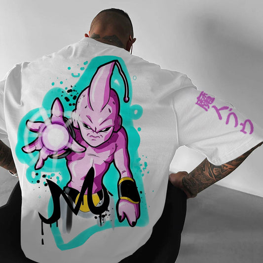 Unisex Anime Inspired Graphic Streetwear  T-shirt