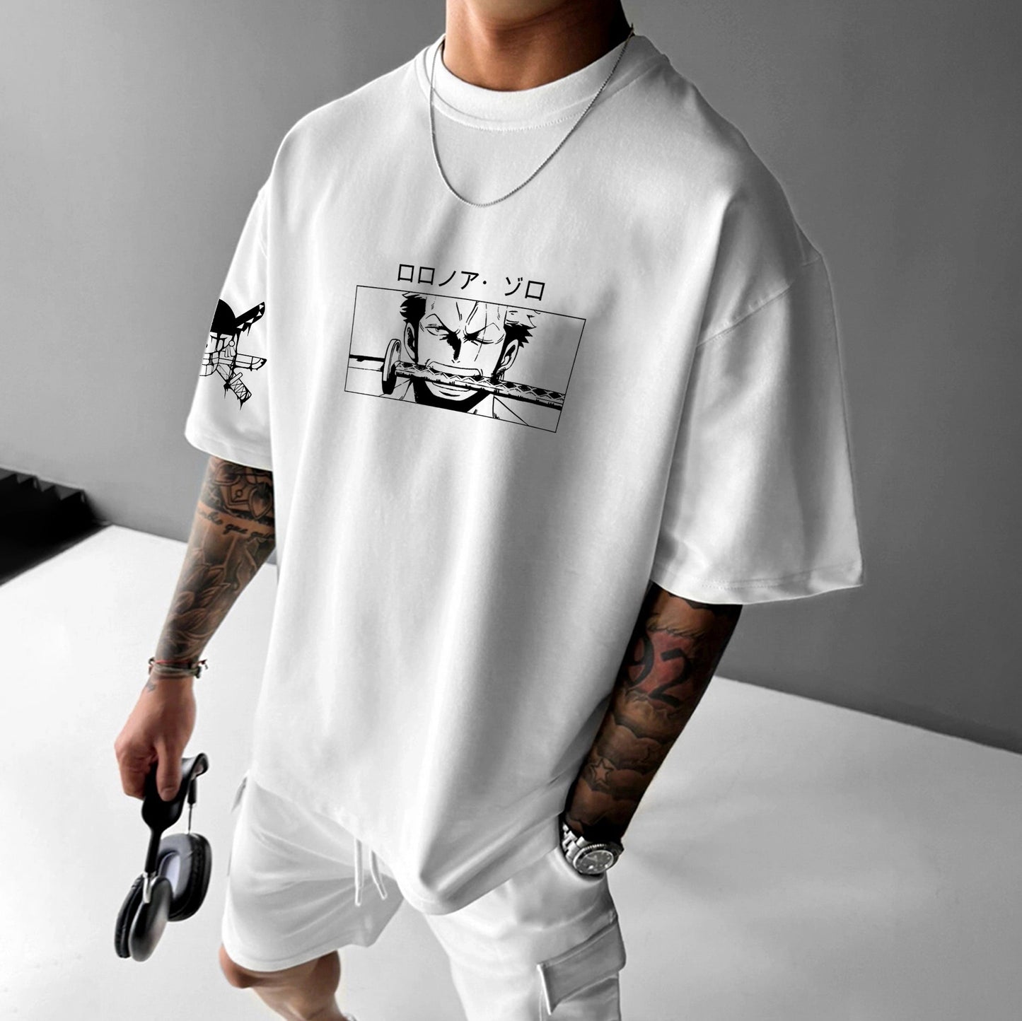 Unisex Anime Inspired Vintage T-Shirt丨
