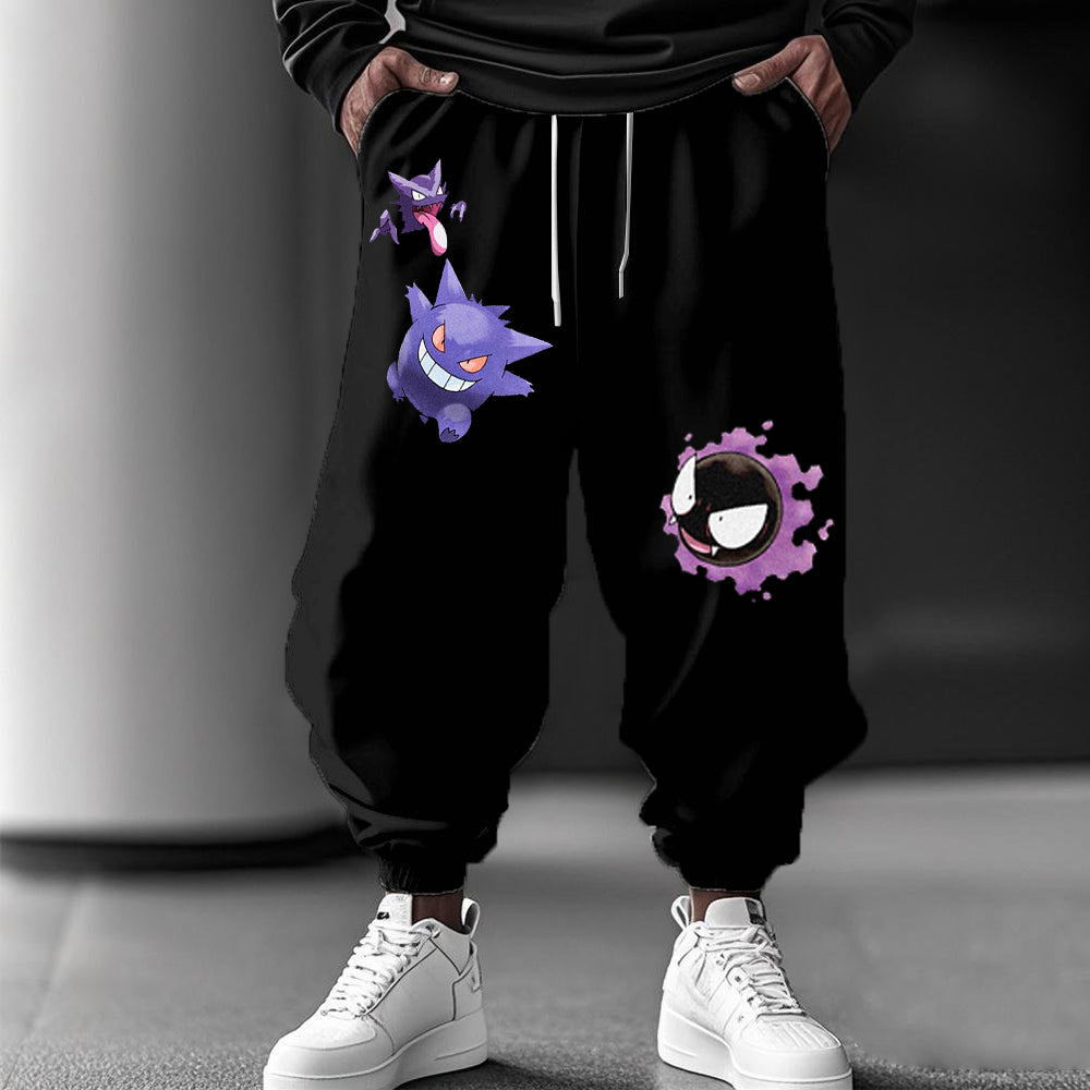 Pokémon cartoon casual trousers