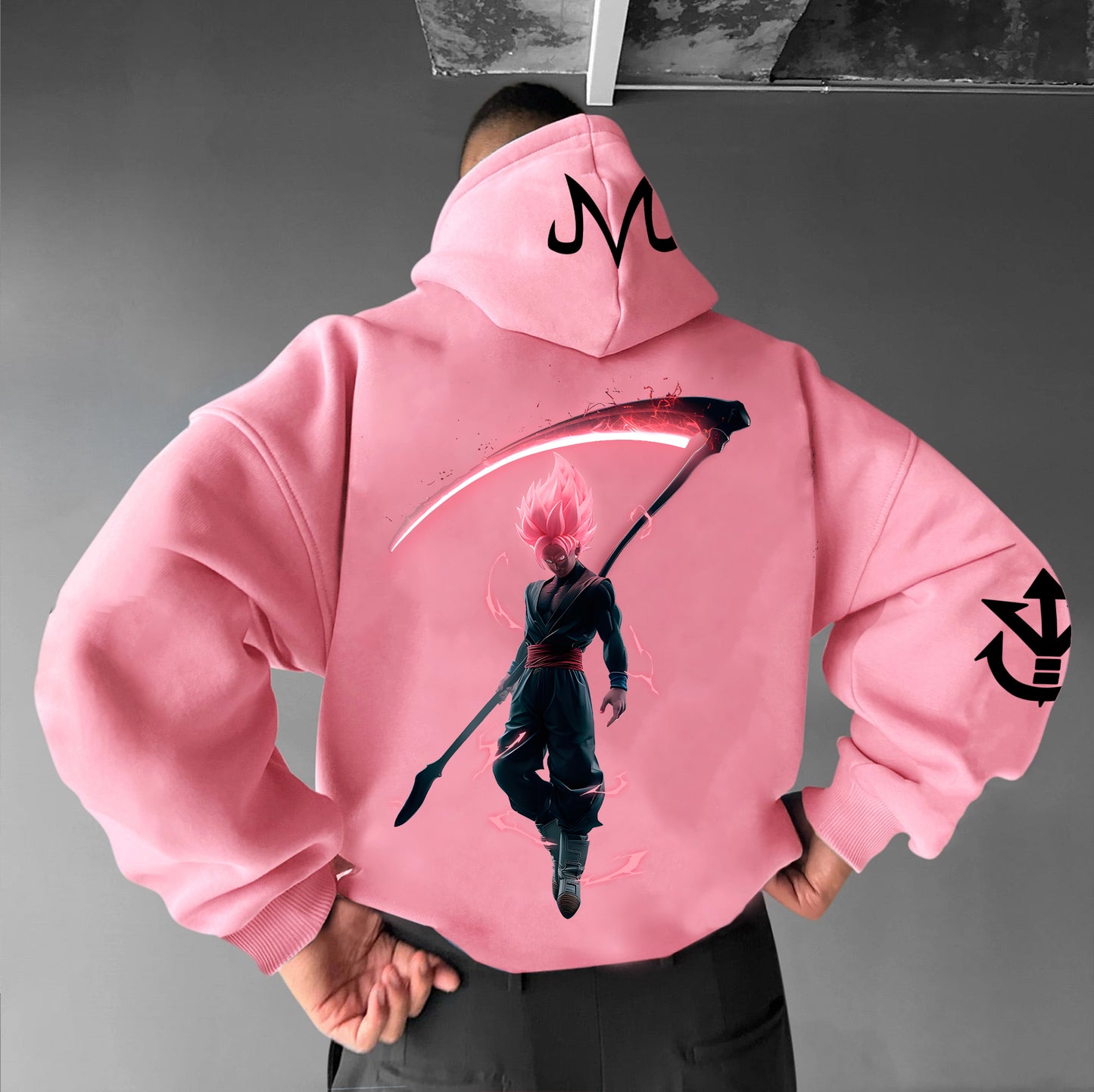 Unisex Anime Print  Casual Oversized Hoodie