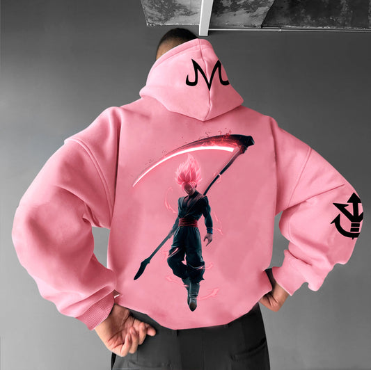 Unisex Anime Print  Casual Oversized Hoodie