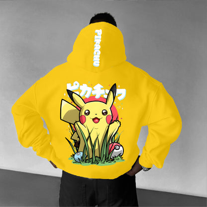 Pokémon Unisex Anime Graphic Streetwear Vintage Hoodie
