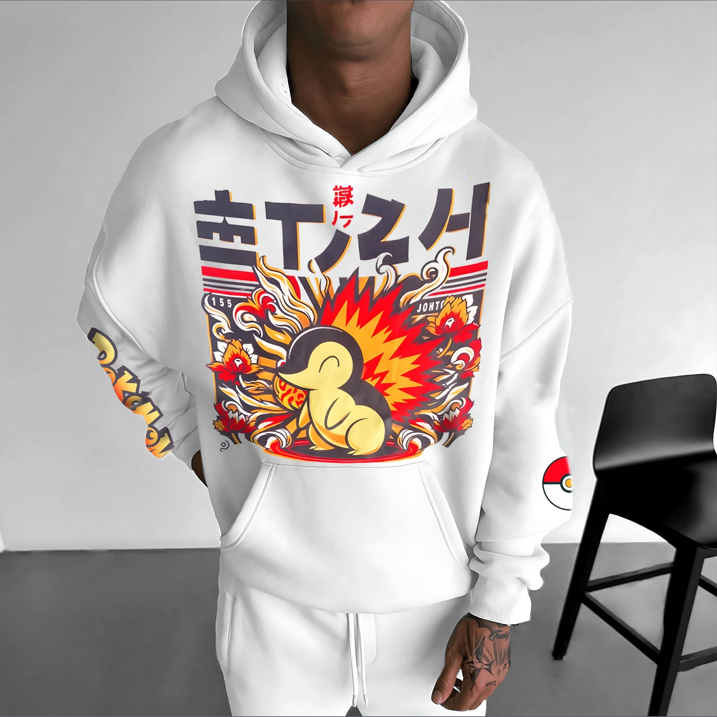 Pokémon Unisex Anime Graphic Streetwear Vintage Hoodie