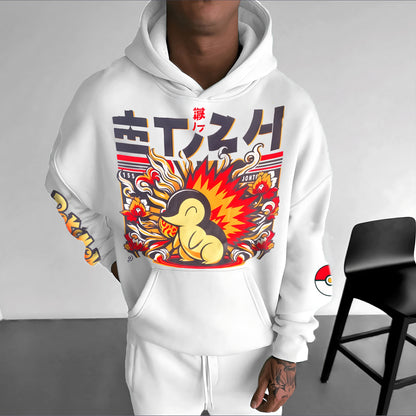 Pokémon Unisex Anime Graphic Streetwear Vintage Hoodie
