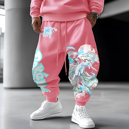 Pokémon Unisex  Casual Anime Streetwear Pants