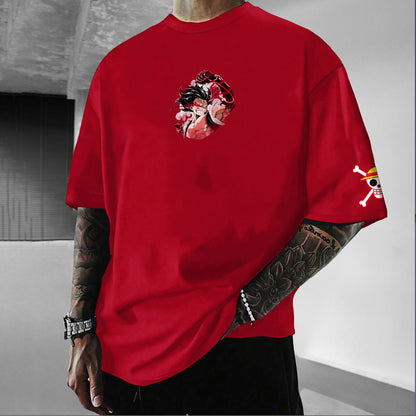 Unisex Anime Inspired Vintage T-Shirt丨