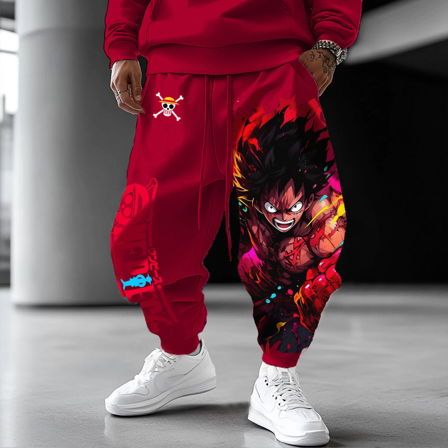 Unisex Anime Inspired Vintage Pants丨