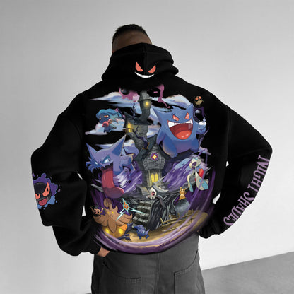 Pokémon Unisex Anime Graphic Streetwear Vintage Hoodie