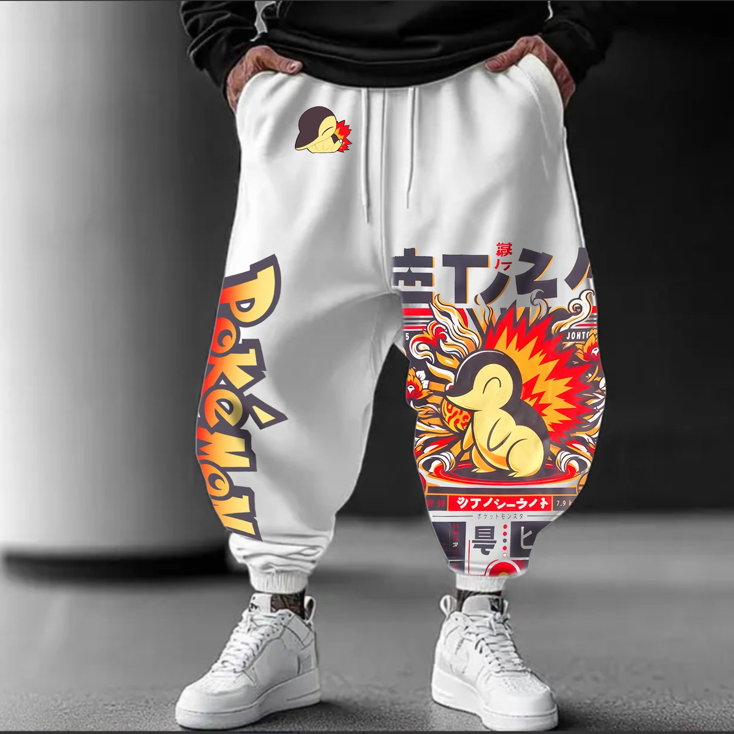 Pokémon Unisex Casual Anime Streetwear Pants