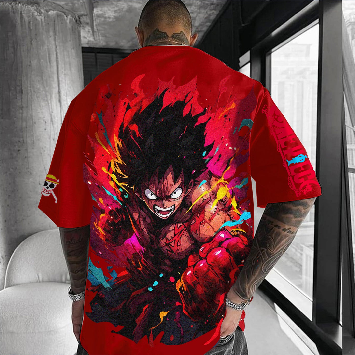 Unisex Anime Inspired Vintage T-Shirt丨