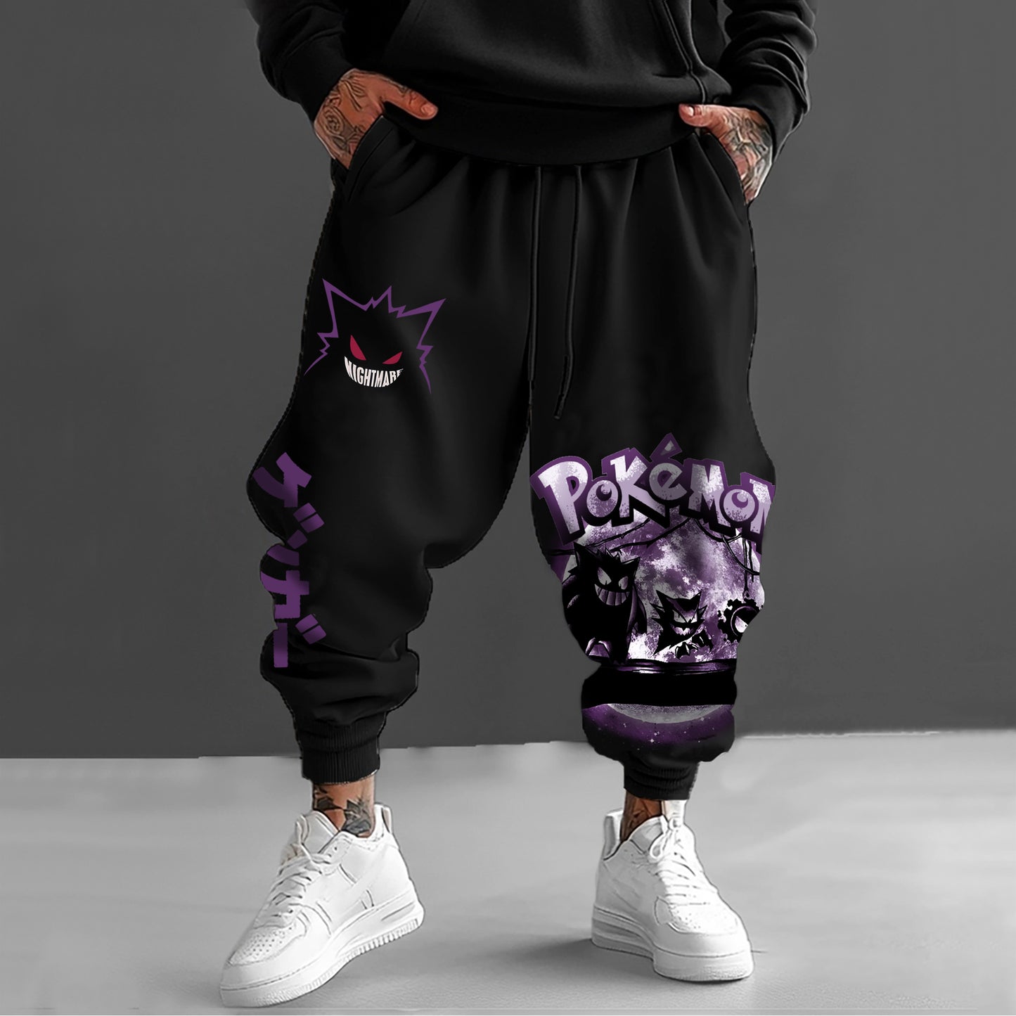 Pokémon Unisex Casual Anime Streetwear Pants
