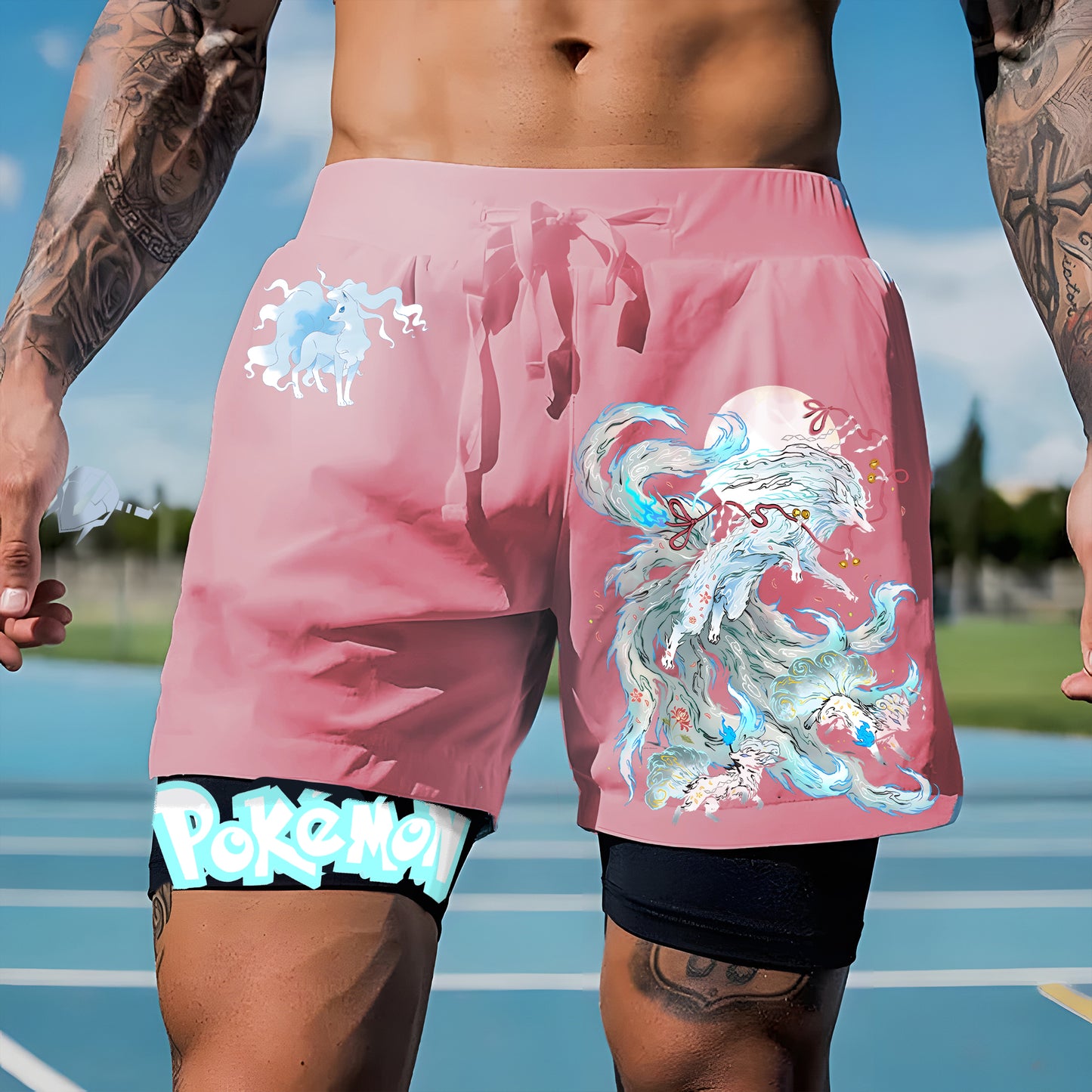 Pokémon Unisex  Casual Anime Streetwear Shorts