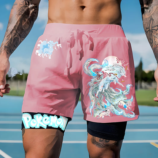 Pokémon Unisex  Casual Anime Streetwear Shorts