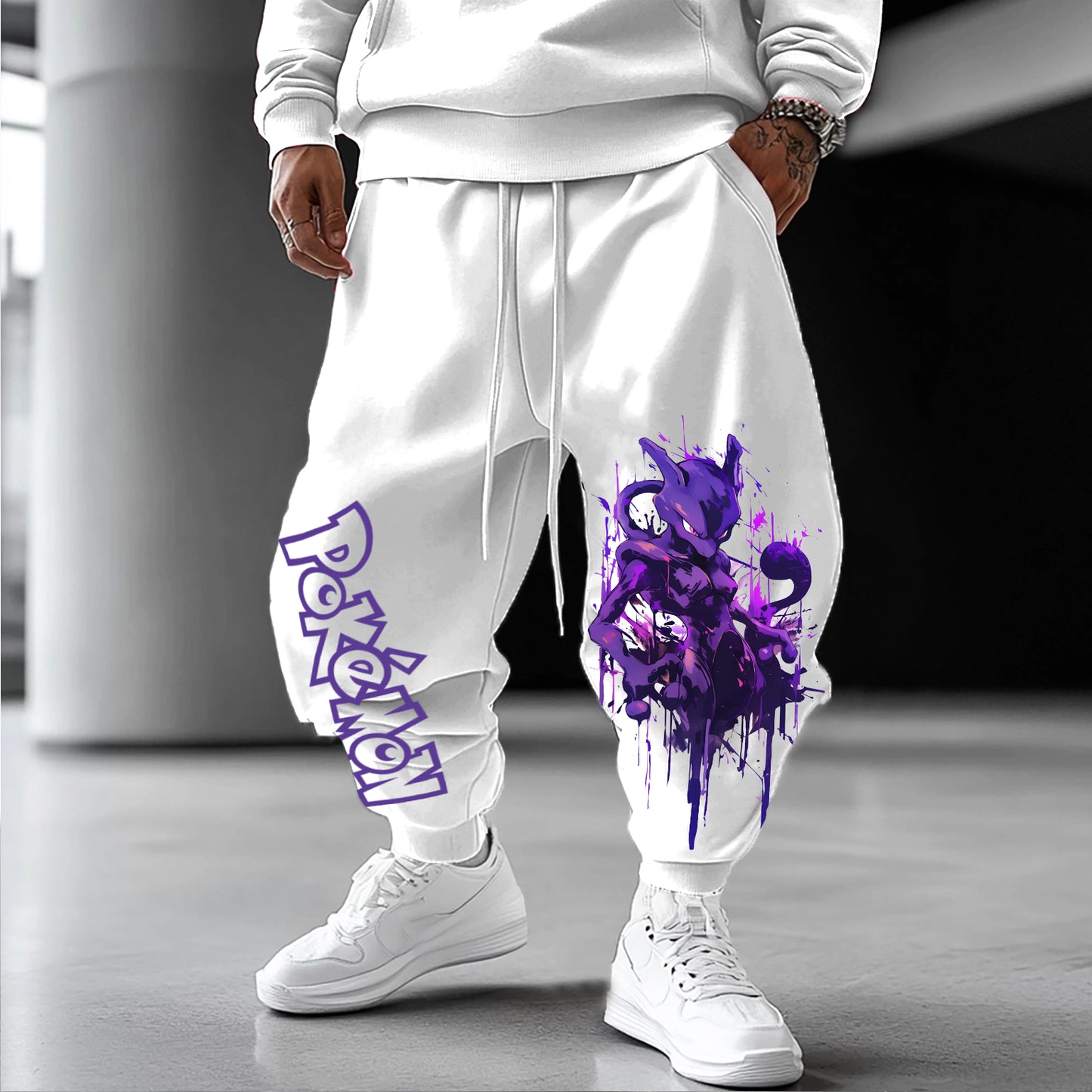 Pokémon Unisex  Casual Anime Streetwear Pants