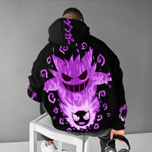 Pokémon Unisex Anime Graphic Streetwear Vintage Hoodie
