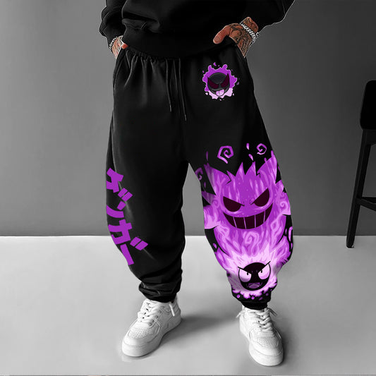 Pokémon Unisex Casual Anime Streetwear Pants
