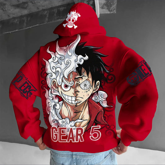 Unisex Anime Graphic Streetwear Vintage Hoodie