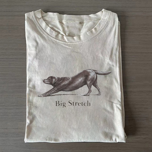 Big Stretch Chocolate Labrador Retriever T-shirt