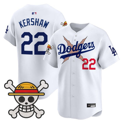 Los Angeles Dodgers x One Piece Vapor Premier Limited Jersey - Stitched