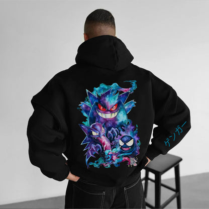 Pokémon Unisex Anime Graphic Streetwear Vintage Hoodie
