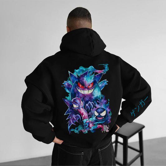 Pokémon Unisex Anime Graphic Streetwear Vintage Hoodie