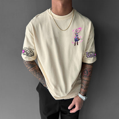 Unisex Anime Inspired Graphic Streetwear  T-shirt